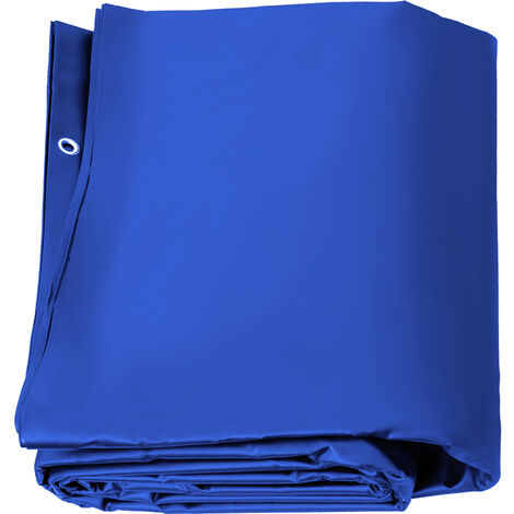 Aufblasbare Abdeckung Blau 600x300cm für Rechteckbecken