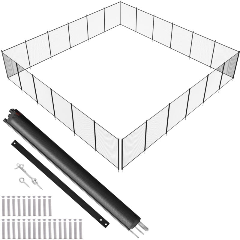 Mophorn Vevor Poolzaun, 1, 21 X 21, 95 M Abnehmbarer Kindersicherheits-poolzaun, Einfache Diy-installation, Schwimmbadzaun, 340 G Teslin-pvc-poolzaunnetz,