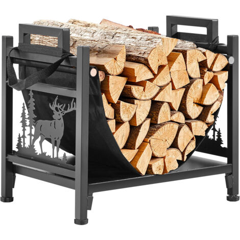 Koutemie Supporto Per Legna Regolabile | Da Esterno | 8 Gambe | Capacità 1156 Kg