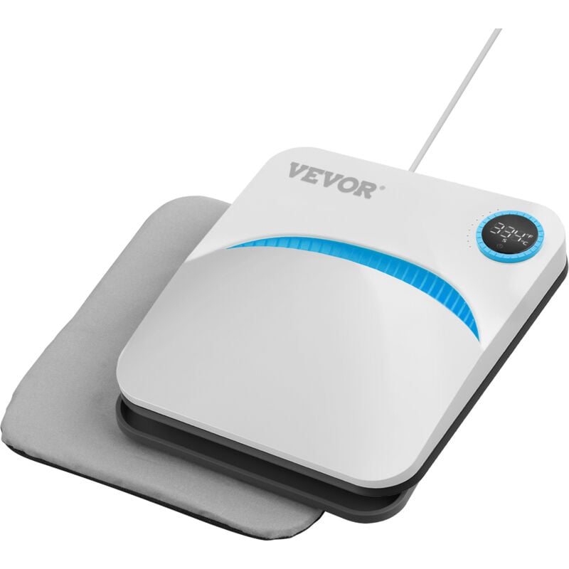 Presse a Chaud Portable 22,8x22,8 cm, Machine de Sublimation Textile avec Revetement, Presse a Chaleur Transfert par Sublimation, pour