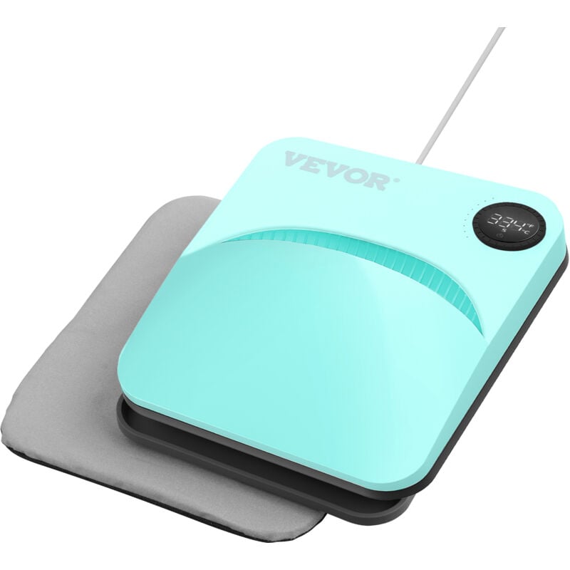 Presse a Chaud Portable Plaque Chauffante 22,8x22,8 cm, Machine de Sublimation Textile avec Revetement, Presse a Chaleur Transfert par Sublimation,