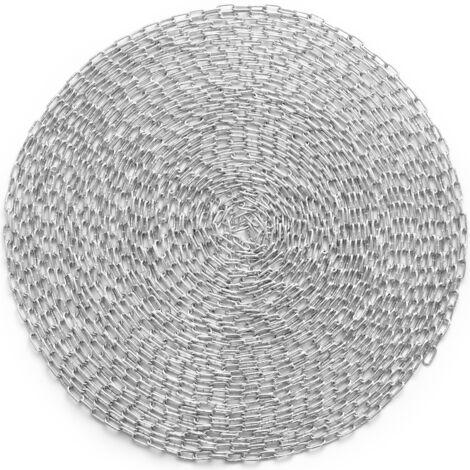 VEVOR Proof Coil Chain, 1/8" x 100', 330 lbs Safe Working Load, Zinc Plated Proof Tested Coil Chain with Two Quick Links, Galvanized Carbon Steel Link Chain for Towing, Hanging, Camping, Pet Towing