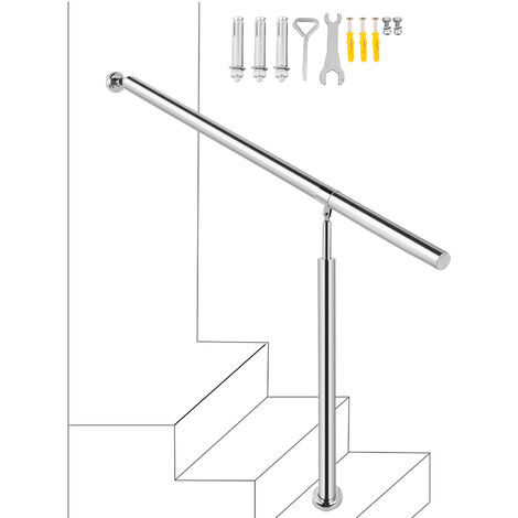 VEVOR Rampe d'escalier Main courante pour escalier ext¹Èrieur Garde-corps int¹Èrieur