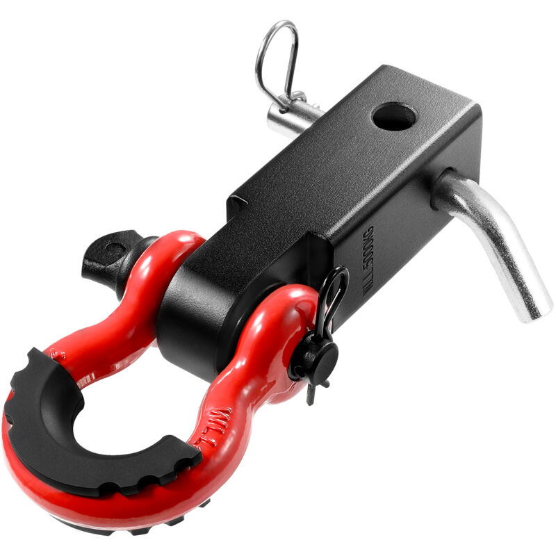 Vevor - Recepteur deattelage a manille pour recepteur 50 mm, resistance rupture 20 t, anneau d goupille de verrouillage deattelage de remorque pour