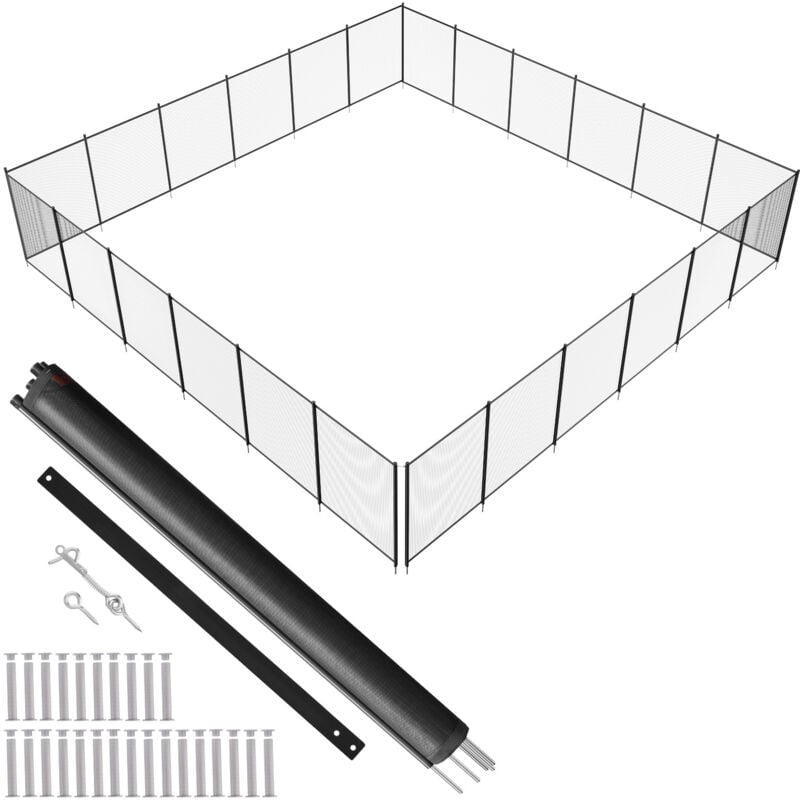 Image of Vevor - Recinzione per Piscina, Recinzione per Piscine Interrate, Recinzione per Piscina di Sicurezza per Bambini Rimovibile, Recinzione per Piscina