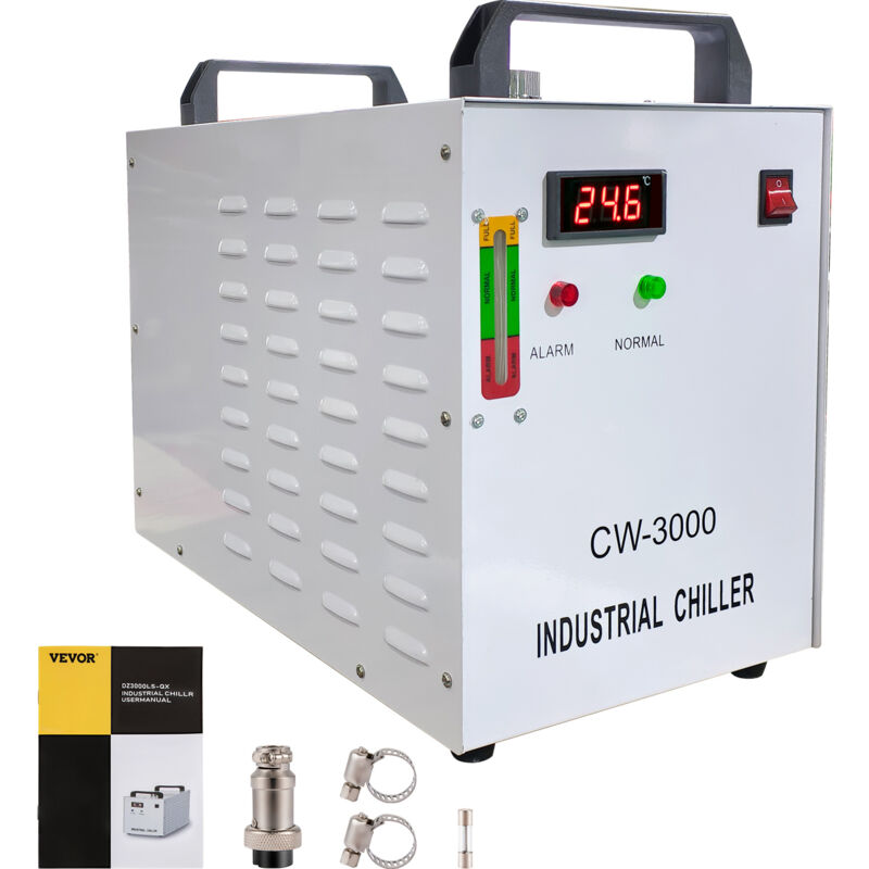 Mophorn - vevor Refroidisseur deEau Industriel Efficace 10 L/min Reservoir de Refroidissement 9 L,Thermostat Precis Fonctions deAlarme Multiples