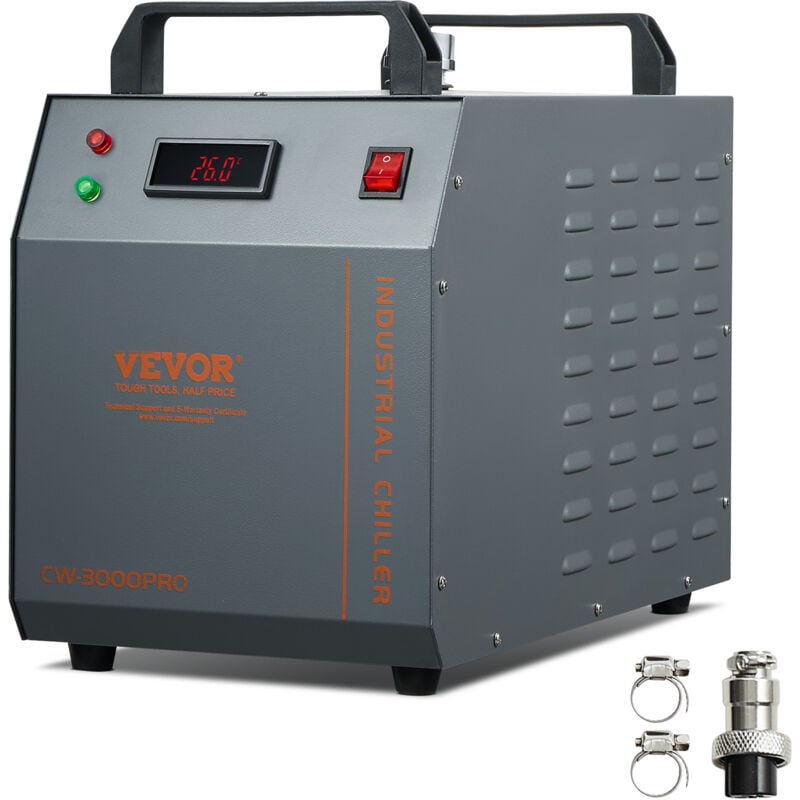 Mophorn - vevor Refroidisseur deeau industriel, CW-3000(PRO), systeme de refroidissement de refroidisseur deeau industriel a air 150 w capacite de
