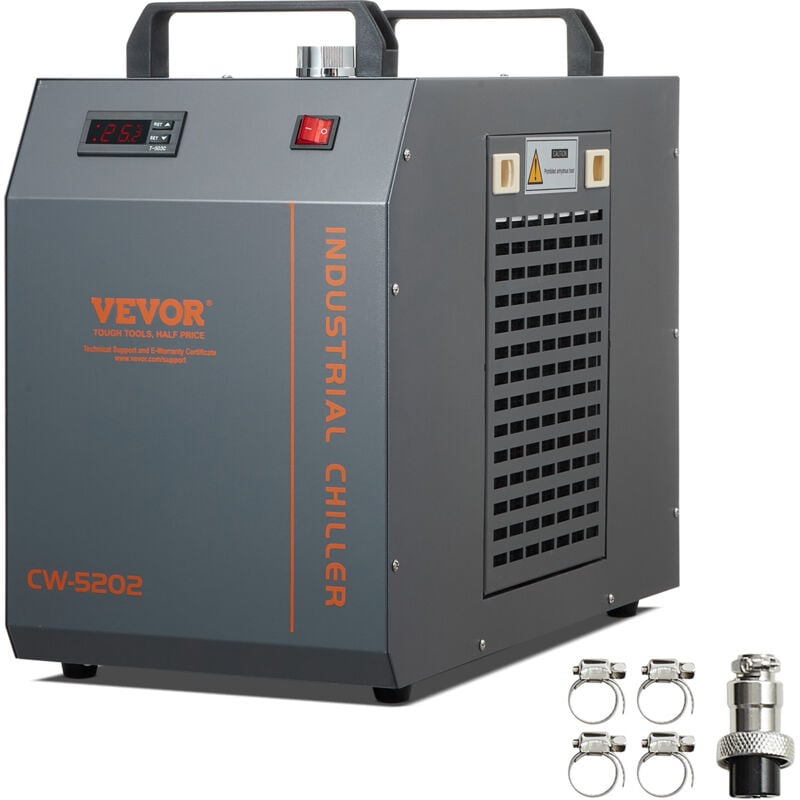 Mophorn - vevor Refroidisseur deeau industriel, CW-5202, systeme de refroidissement de refroidisseur deeau compresseur integre, capacite de reservoir