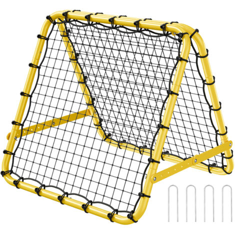 VEVOR Rete da Rimbalzo da Calcio 1016 x 889 x 939,8 mm Rete da Porta con Angoli Completamente Regolabili, Strumenti e Attrezzature per Tutte le Eta, Facile Installazione e Conservazione Perfetta