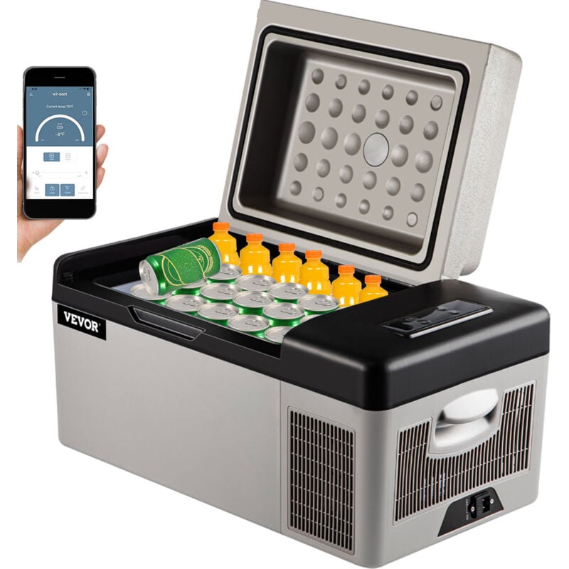 Vevor - Réfrigérateur de voiture Mini réfrigérateur portatif Autonome Petit réfrigérateur portatif de 20 l pour maison et voiture