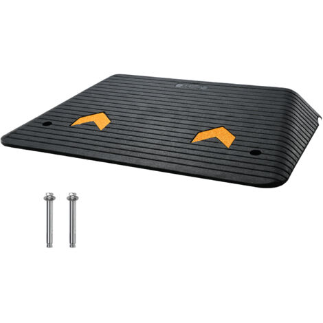 VEVOR Rubber Threshold Ramp Door Ramp 4" Rise 15 tons Load Rubber Curb Ramp