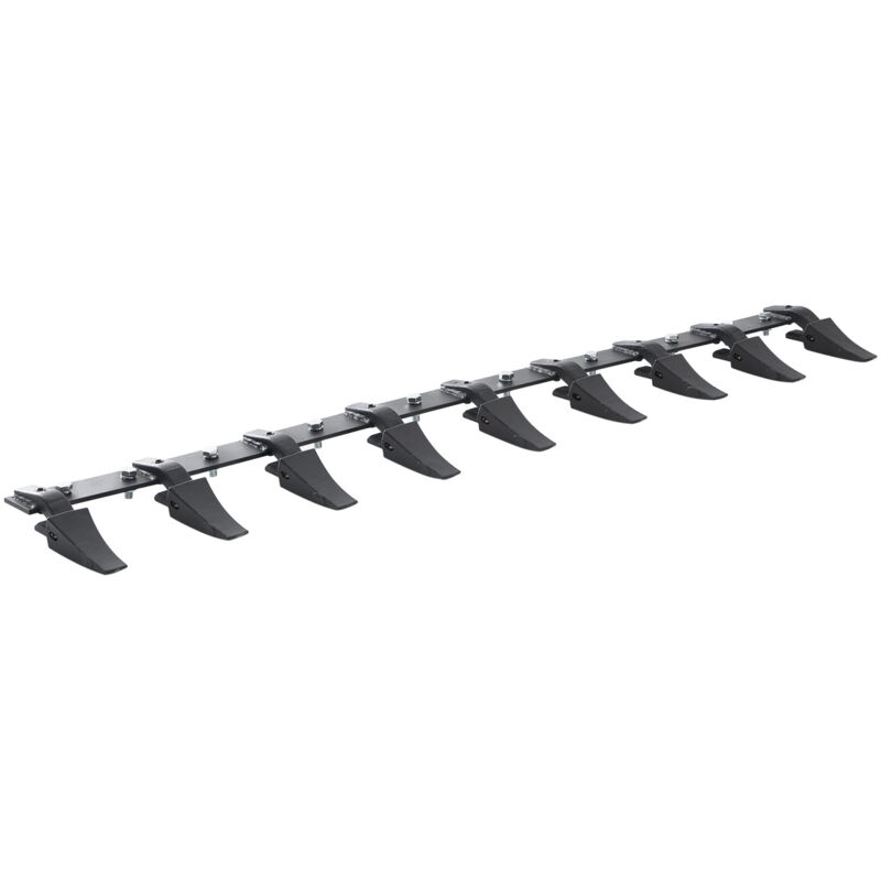 Mophorn - Vevor Schaufelzahnstange, 1, 8m Hochleistungs-traktorschaufel, 9-zahn-schiene Für Lader, Traktor, Kompaktlader, 2000kg Tragkraft,