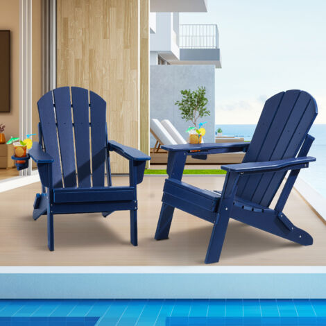Sedia Plastica VEVOR Sedie Adirondack In Plastica Set Di Sedia