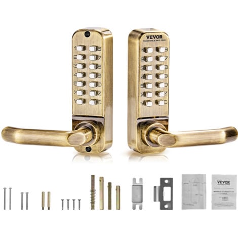 Serrure Antivol Mécanique Avec Poignée Antirouille Serrure De Porte