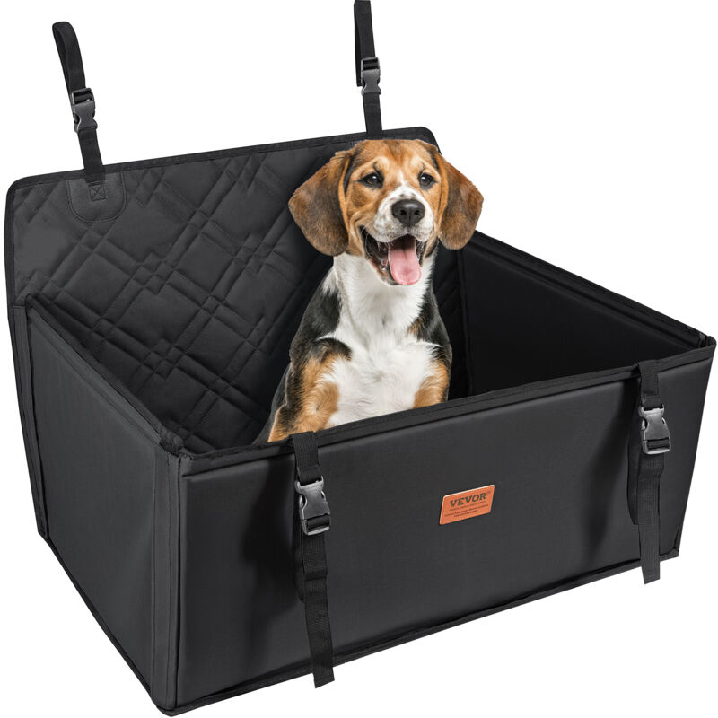 Siege deauto pour chiens petits moyens grands 22 kg, siege rehausseur impermeable pour chien, avec cadre de support, laisse de securite a clipser,