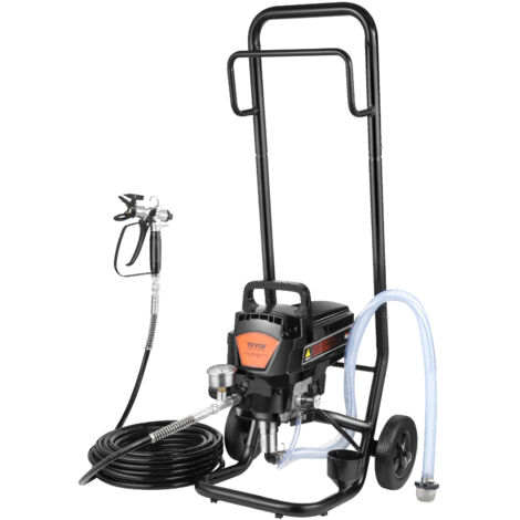 VEVOR Spruzzatore Airless per Vernice con Supporto, Alta Efficienza da 950 W 3000 PSI, Effetto Pittura Fine e Uniforme, Spruzzatori di Vernice per Mobili e Recinzioni Interni ed Esterni Domestici
