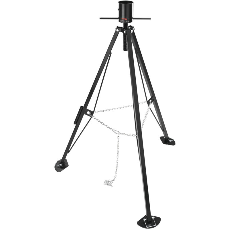Vevor - Stabilisateur pour Caravane a Sellette Charge 2,27 t Trepied pour Caravane a Sellette en Acier Hauteur Reglable 880-1450 mm Support de