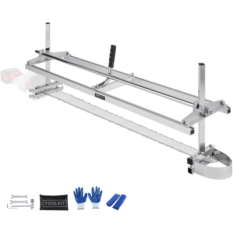 Image of Vevor - Supporto Telaio per Troncatrice Orizzontale Lunghezza Taglio Regolabile 355-1219mm Spessore Regolabile tra 5,08-300mm, Supporto per Lavoro di