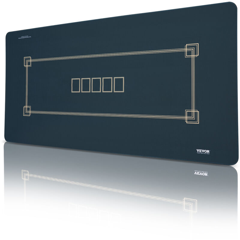 Vevor - Surface de poker portable, 70 x 35 pouces, peut accueillir 6 a 8 joueurs, comprend un sac de voyage, resistant a leau, conception pliable