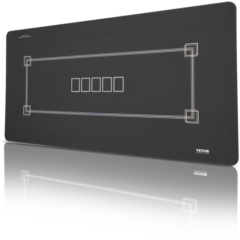 Vevor - Tapis de poker, 70 x 35 pouces, peut accueillir 6 a 8 joueurs, design portable et pliable avec sac de transport,surface resistante a leau