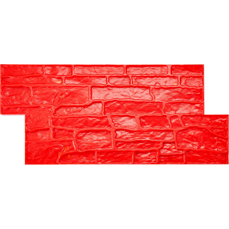 Vevor - Tapis de tampons en beton, 740 x 330 x 24 mm, tapis de tampon de texture en polyurethane pour peau de beton, empreinte de sol en ardoise,