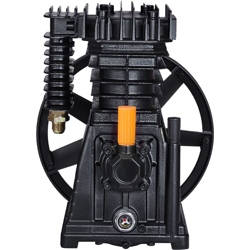 VEVOR Luchtcompressor Pompkop, 3 HP, 5,8 CFM bij 90 PSI, Oliegesmeerde Luchtcompressor Zuigerpompkop met Twee Cilinders, Enkeltraps Vervanging voor Aluminium Luchtcompressorpomp met Max. 116 PSI Druk