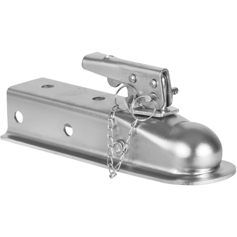 Mophorn - vevor Tete deAttelage Remorque pour Boule deAttelage 50,8 mm Canal Capacite de Charge 1587,6 kg Coupleur de Langue de Remorque Droit