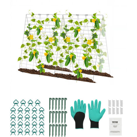 Traliccio Per Piante Rampicanti Da Interno 37cm, Supporto In Metallo Per Vasi, Antiruggine, Set 4 Pezzi Nero - Ideale Per Hoya, Pothos