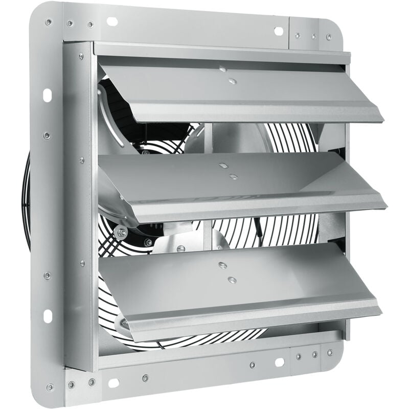 Ventilateur deextraction a volets, 35,9 cm, extracteur deair de grenier mural en aluminium, 1650 m³/h, 1400 tr/min, avec moteur ac, ventilation et