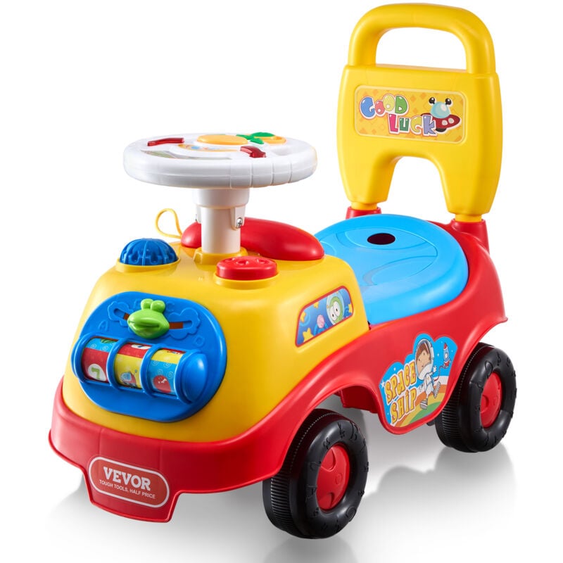 Voiture a pousser pour les tout-petits, ages de 1 a 3 ans, Ride Racer, jouet a monter assis pour se tenir debout, voiture classique pour enfants avec