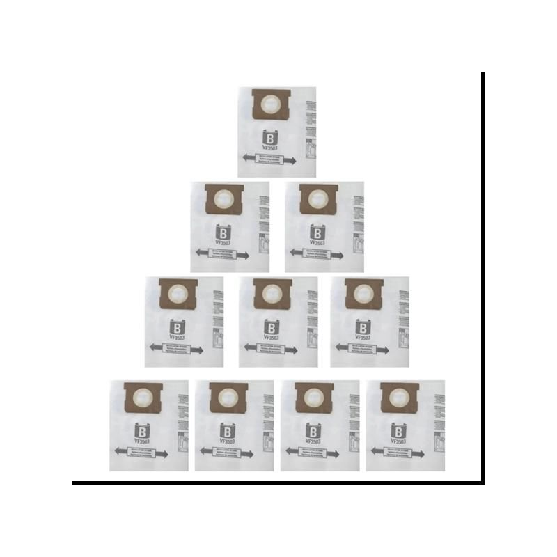 VF3503 pour Ridgid 45452Gallons Aspirateur Sec Humide Haute Efficacité Sacs à PoussièRe Sac Filtrant pour Aspirateur à Ordures