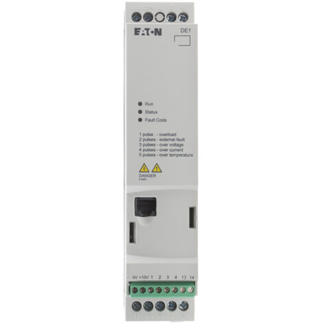 VFD DE11 1/3230V 2,3 A 0,37 kW/0,5HP 000180651 EATON DE11 122D3FN N20N
