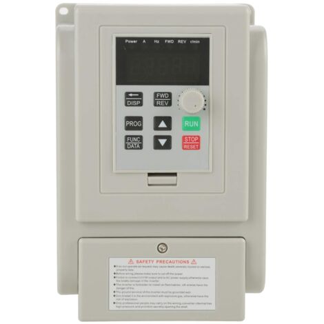 VFD-Frequenzumrichter, professioneller einphasiger VFD-Frequenzumrichter mit variabler Drehzahl für die Drehzahlregelung des Spindel-Wechselstrommotors (220 V, 1,5 kW)