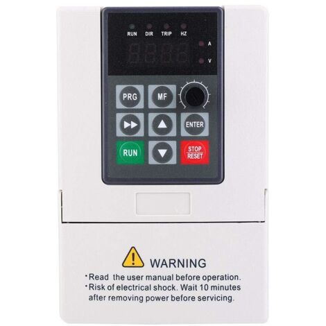 VFD Variateur de Fréquence Triphasé 380V Entrée Et Sortie Convertisseur Inverseur Universel VFD(1.5KW)