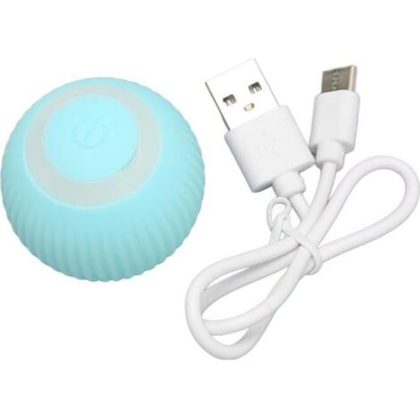 VGEBY Jouet intelligent pour chat Jouet de balle interactif pour chat rechargeable par USB 2 modes résistant aux morsures
