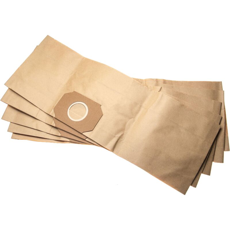 

10 bolsa aspiradora papel compatible con Thomas 1130, 1330 aspiradora 22cm x 62cm - Vhbw
