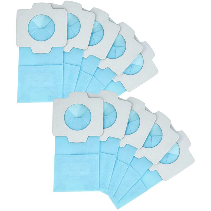

10 Bolsa aspiradoras papel reemplaza Makita 194565-3 para aspiradora 11.85cm x 6cm - Vhbw