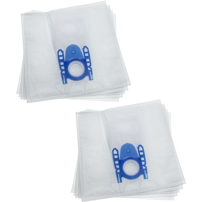

10x bolsa compatible con Kärcher VC 5200, VC 5300, VC 6, VC 6000, VC 6100, VC 6150 aspiradora - vellón micro, 29,8cm x 30cm, blanco - Vhbw