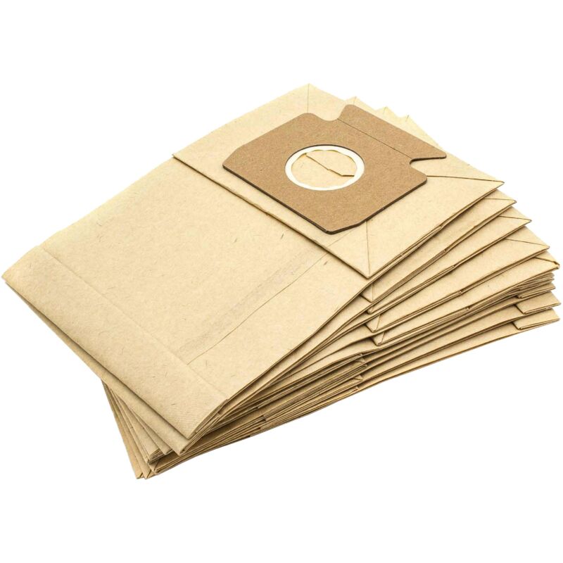 

10x Bolsa aspiradora reemplaza Europlus M306 para aspiradora - papel, Typ B, 22 cm x 15 cm, color arena - Vhbw