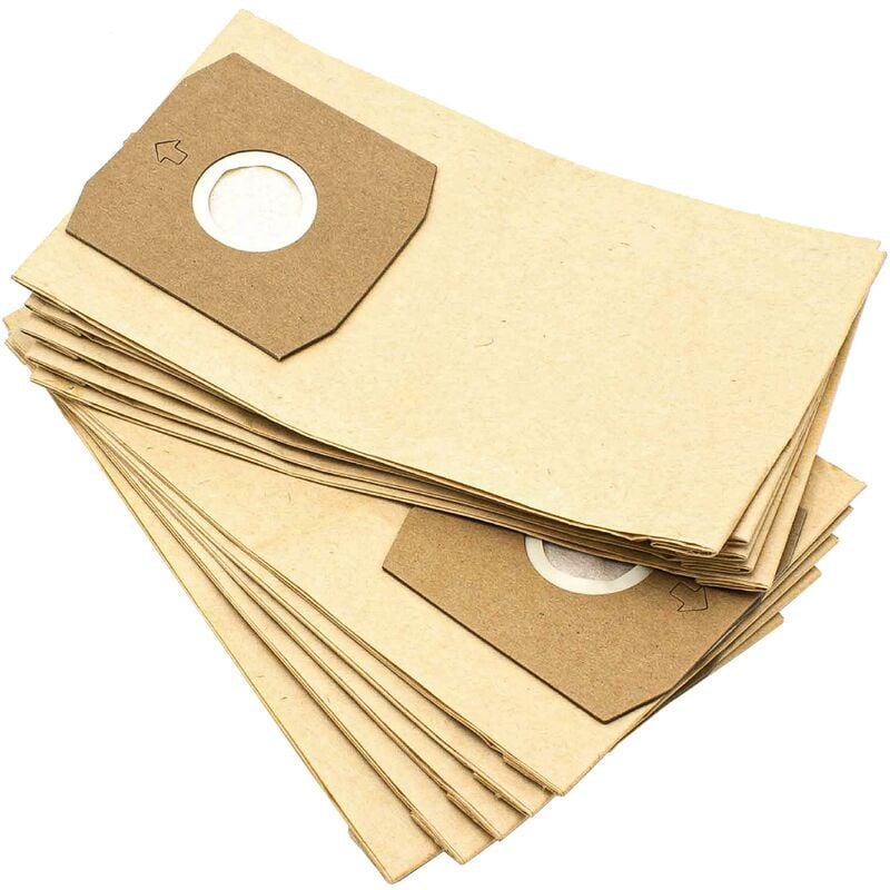 

10 bolsa papel para aspirador robot aspirador multiusos Daewoo 970070, Fortis, RC- 1650, RC-1650, RC-300, RC-300 S/YL, RC-3006 B - Vhbw