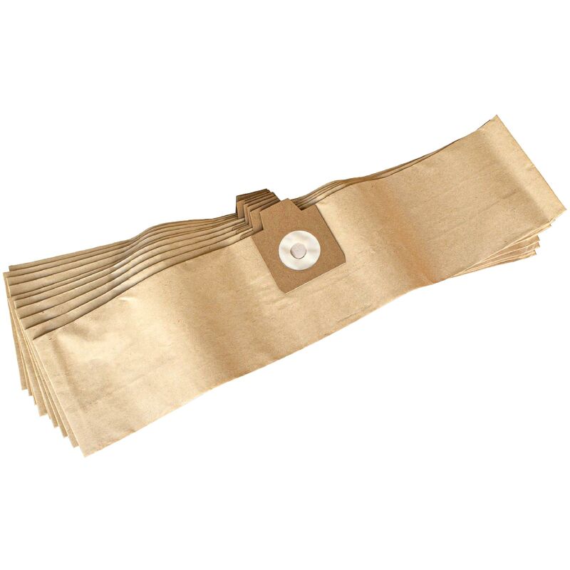 

10x Bolsa aspiradora compatible con Dixon Apollo, U920 - U925 aspiradora - papel, 29 cm x 22 cm, color arena - Vhbw