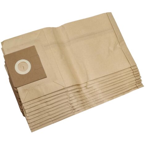 vhbw 10 bolsa papel para aspirador robot aspirador multiusos Kärcher NT 361  Eco TEA/ Eco MA,