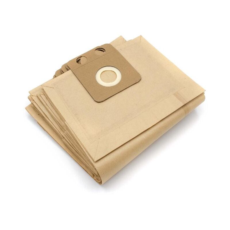 

10x bolsa compatible con Nilfisk / Alto HDS 1005, 2000 aspiradora - papel, marrón - Vhbw