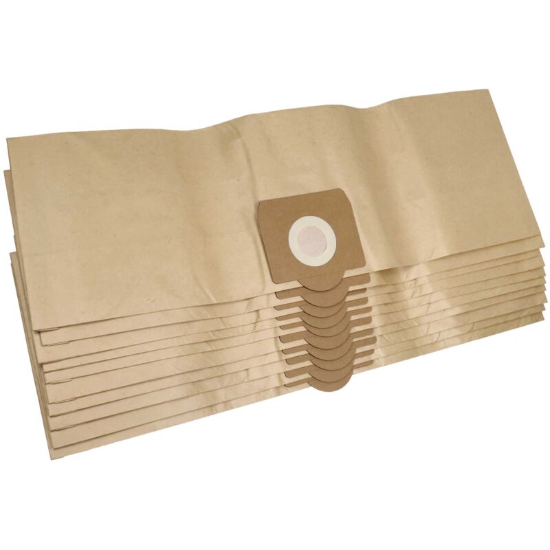 

10 bolsas papel para aspirador robot aspirador multiusos Rowenta RB 50, 500, 500 - 860, 51, 510, 52, 520, 53, 54, 55, 56, 57, 58, 59 - Vhbw