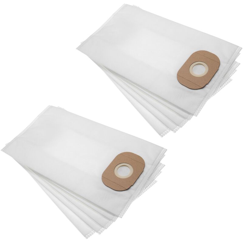 10 microfleece Dust Bags Replacement for Kärcher 6.904-216, 6.904-216.0 for Vacuum Cleaner, 34.7cm x 18.95cm, White - Vhbw