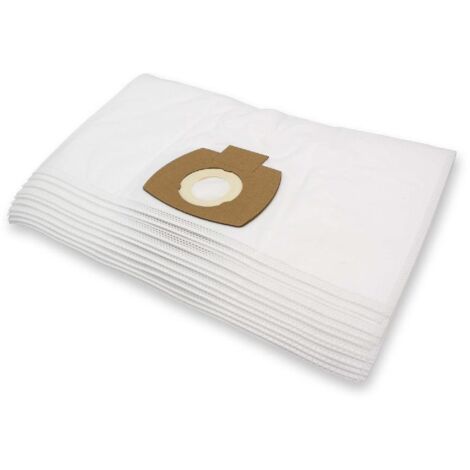 vhbw 10 sac micro fibres non tissées pour aspirateur robot aspirateur Nilfisk / Alto / Wap / Kew Aero 20, 20-01, 20-11, 20-21, 20-Series, 25