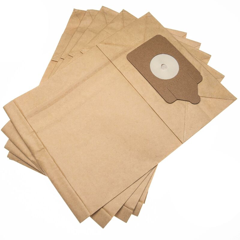 Image of 10 sacchetti carta compatibile con Numatic James jvp 180, James jvp 180-A, mfq 300, nnv 200, nnv 204 aspirapolvere 32,6cm x 23.25cm - Vhbw