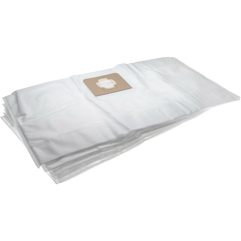 10x Sacs compatible avec Festool sr 203 e-as, sr 203 le-as, sr 202 le-as aspirateur - microfibre non tissée, 34cm x 66,5cm blanc - Vhbw