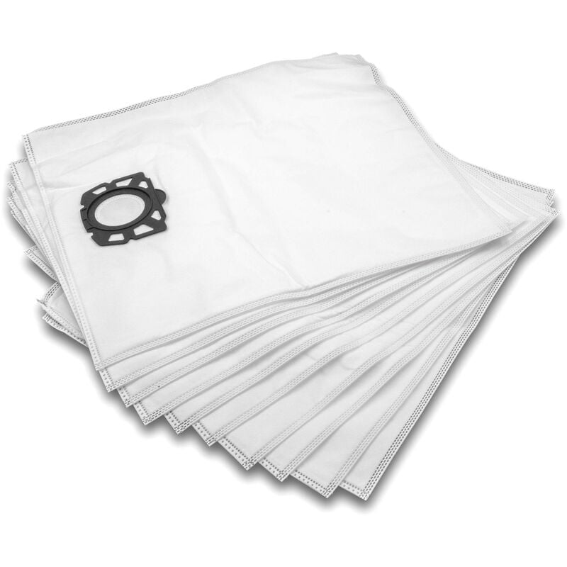 

100x bolsa aspiradora compatible con Kärcher WD6 P, WD6 Premium aspiradora, microvellón - Vhbw