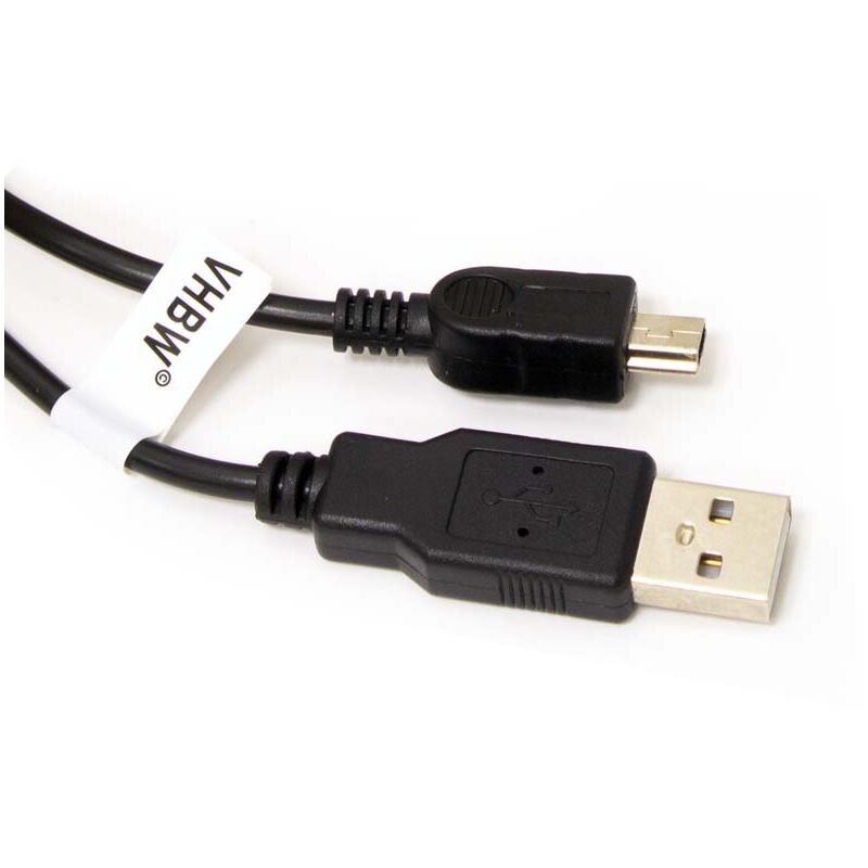 vhbw 100x câbles Mini-USB compatible avec TomTom GO 740, 750, 750 Traffic, 820, 825, 920 Traffic, 930 Traffic, 940, 950, 950 Traffic